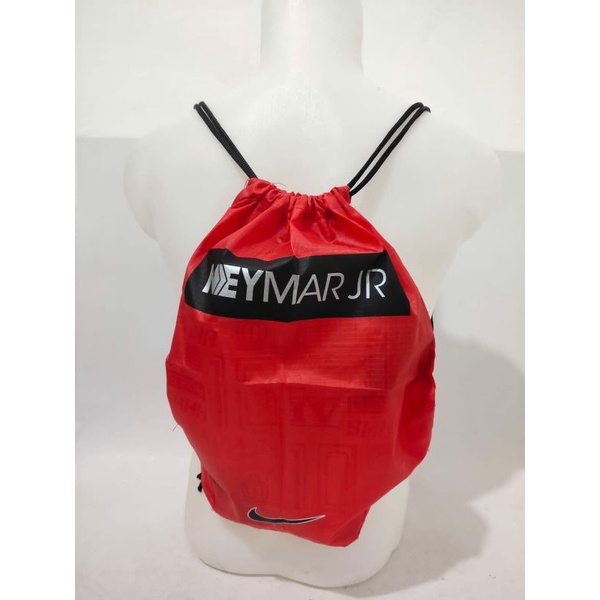 TAS SEPATU BOLA GYMSACK IMPORT NEYMAR JR NIKE RED