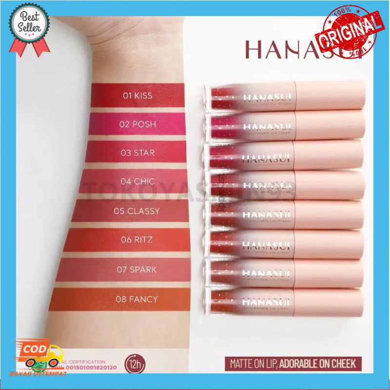 Hanasui Mattedorable Lipcream 4gr