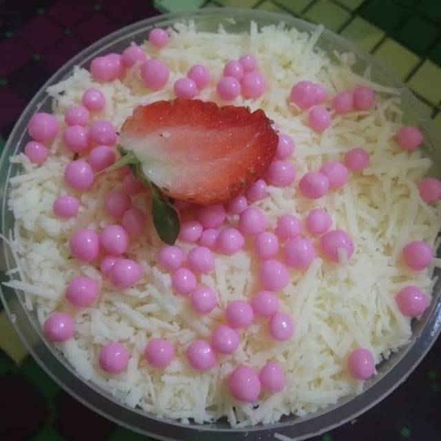 

Cake Lumer 450ml full keju tabur caviar strawbery