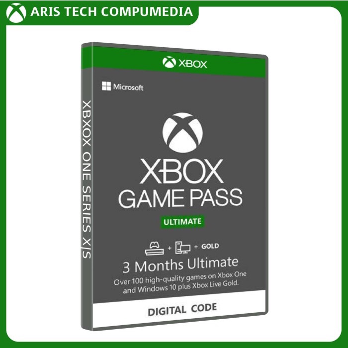 (READY) Xbox Game Pass Ultimate 3 bulan digital / redeem code - 3 bulan