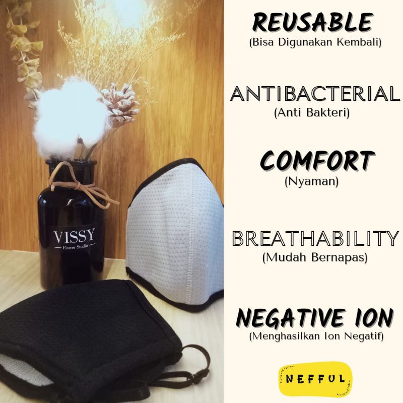 3D Nefful Mouth Mask Premium Quality