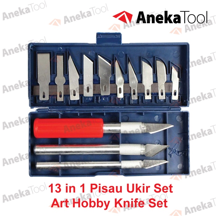 Jual Pisau Ukir Set 13 Pc Hobby Knife Craft Pen Ukir Cutter Pen Ic