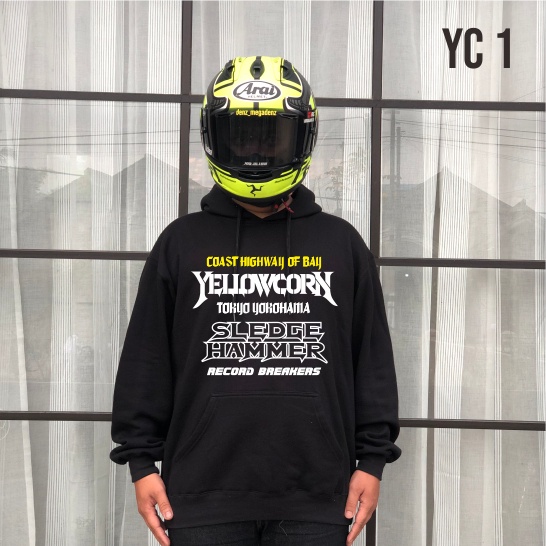 HOODIE FULLOVER YELLOW CORN SUNMORI YC O1