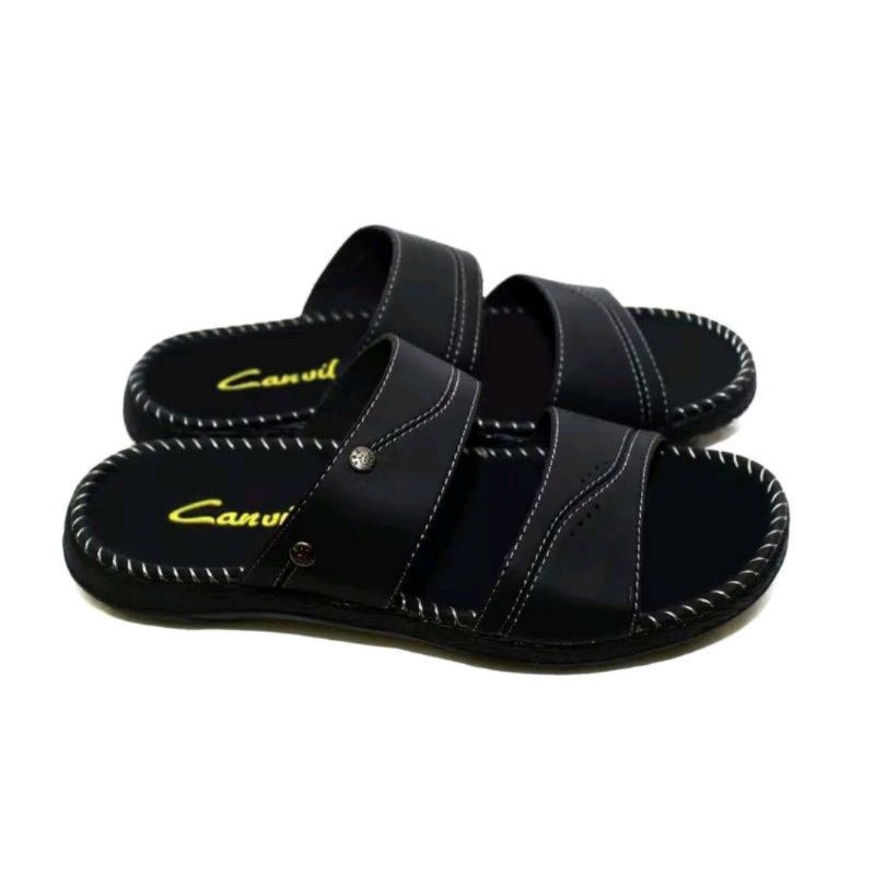 SANDAL CANVIR / SANDAL SLOP BAN DUA POLOS / SANDAL KEREN / SANDAL KEKINIAN / SANDAL TERLARIS