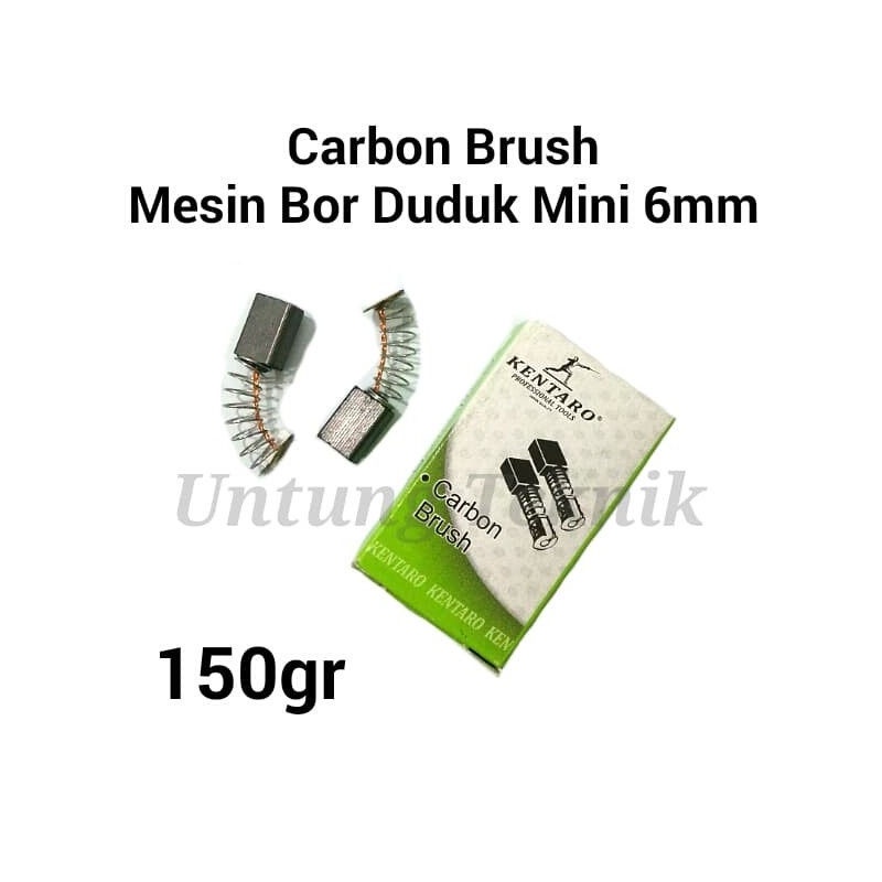 Murah KENTARO Carbon Brush untuk Bor Duduk Mini 6.5mm