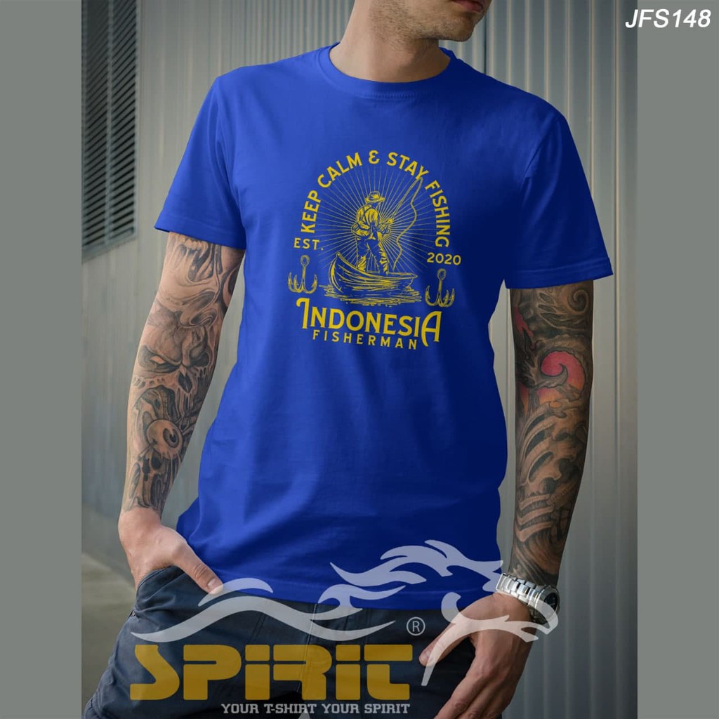 Baju Kaos Mancing PROFESIONAL FISHING Atasan Lengan Pendek Pria Murah Big