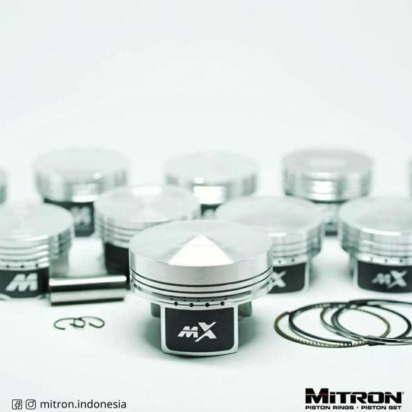 Piston Kit Mitron X 58 Pin 14 . Piston Mentah Bahan 58Mm Pen 14 Pin14 Aerox Nmax R15 Klx150