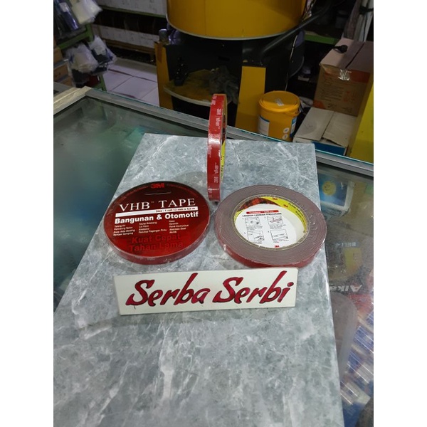 

[VHB DOUBLE TAPE]Isolasi double tape perekat ganda 4.5mtr