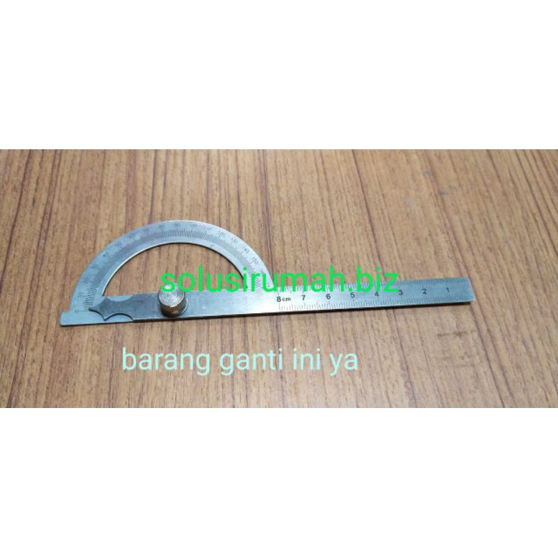 BUSUR BESI TUKANG DERAJAT PROTRACTOR 90/150MM RULER