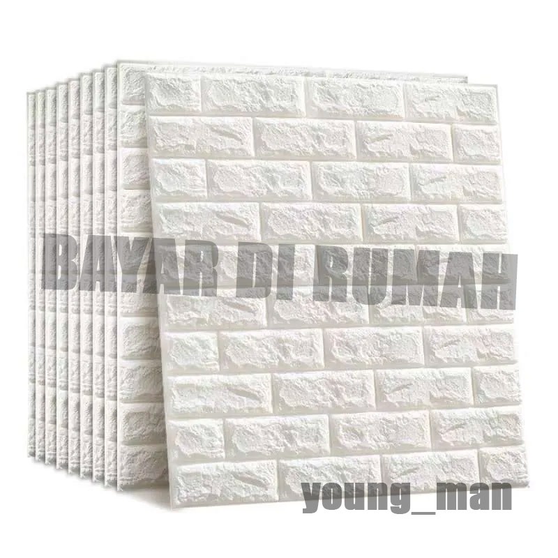 Young_man / Promo Paket 10 Lembar Wallpaper 3D Foam / FOAM BATA 3D Wallfoam / High Quality-5
