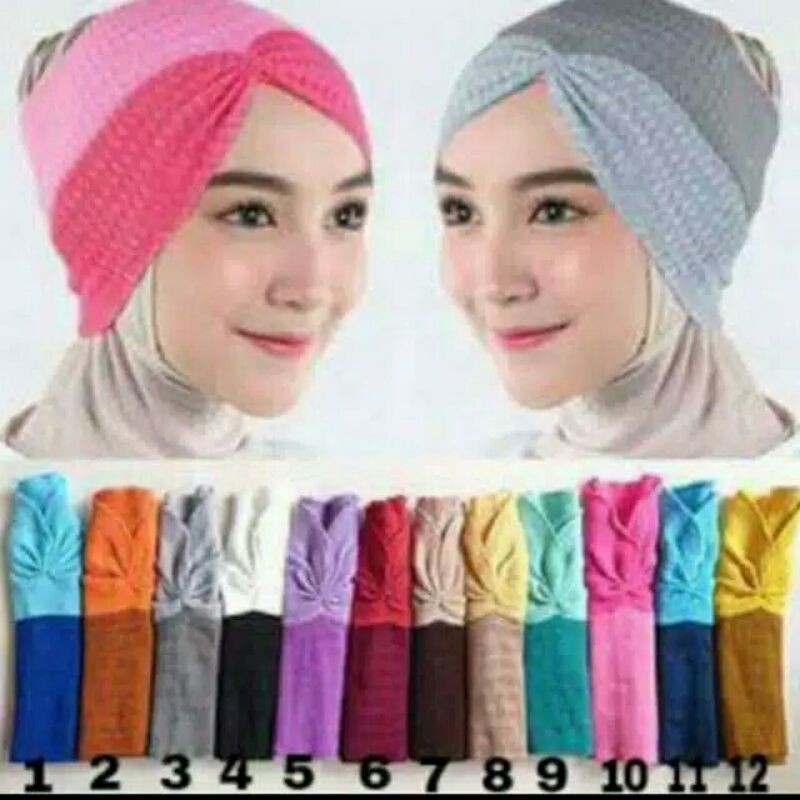 ⭐️ Jendela Kosmetik ⭐️Ciput / Bandana Rajut Anti Pusing / Ciput Anti Pusing / Dalaman Hijab Nyaman Murah Kerudung Hijab-jk