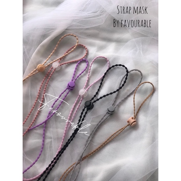 STRAP MASKER | STRAP HIJAB | STRAP MASK HIJAB | KONEKTOR HIJAB