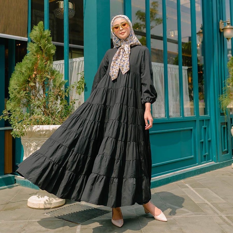 Finna Dress Black HijabChic