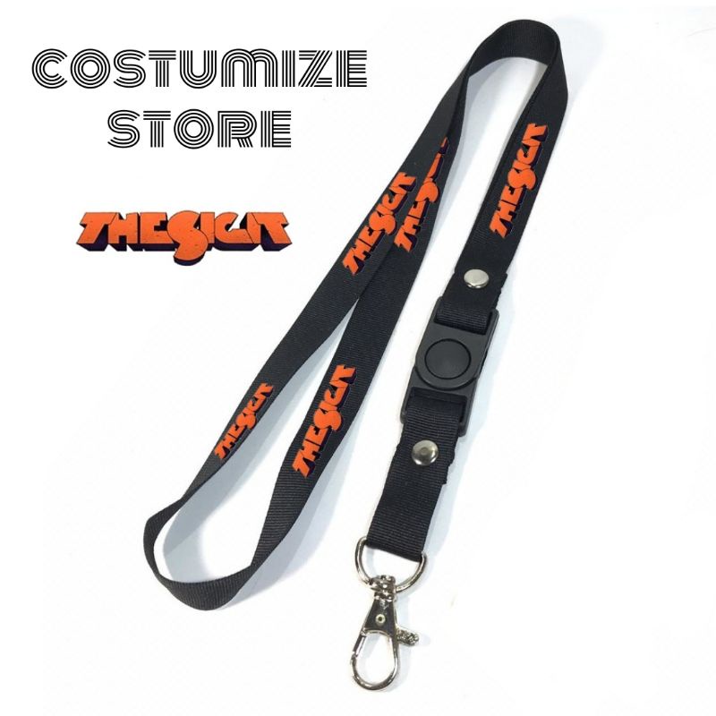 

lanyard THESIGIT gantungan kunci band musik metal / tali lanyard gantungan leher id card name tag kartu nama / pods