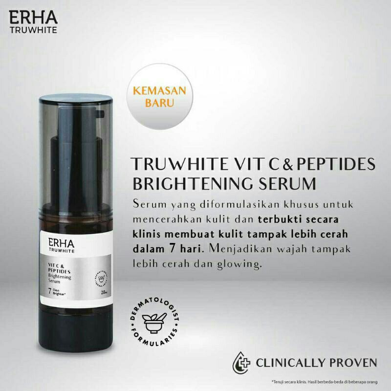 ERHA Truwhite Vit C &amp; Peptide Brightening Serum