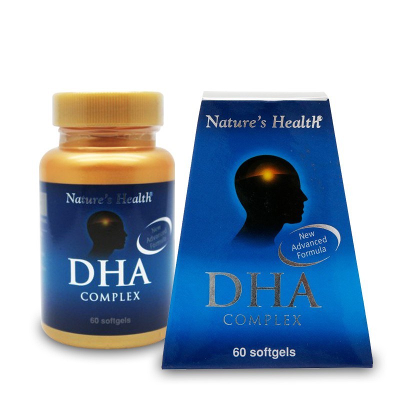 Nature'S Health Dha Complex 500 Mg - Isi 60 Softgels Suplemen Daya Ingat Otak