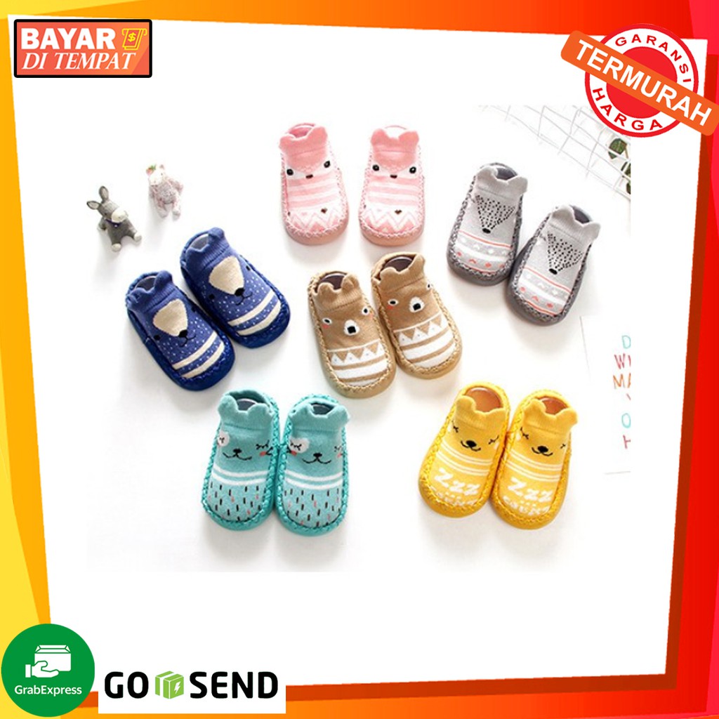  Kaos  Kaki  Anak Karakter Anti Licin Slip Model  Sepatu  Baby 