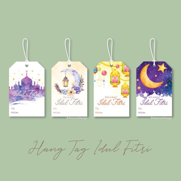 

Lebaran Hang Tag Idul Fitri Hamper Hangtag 076
