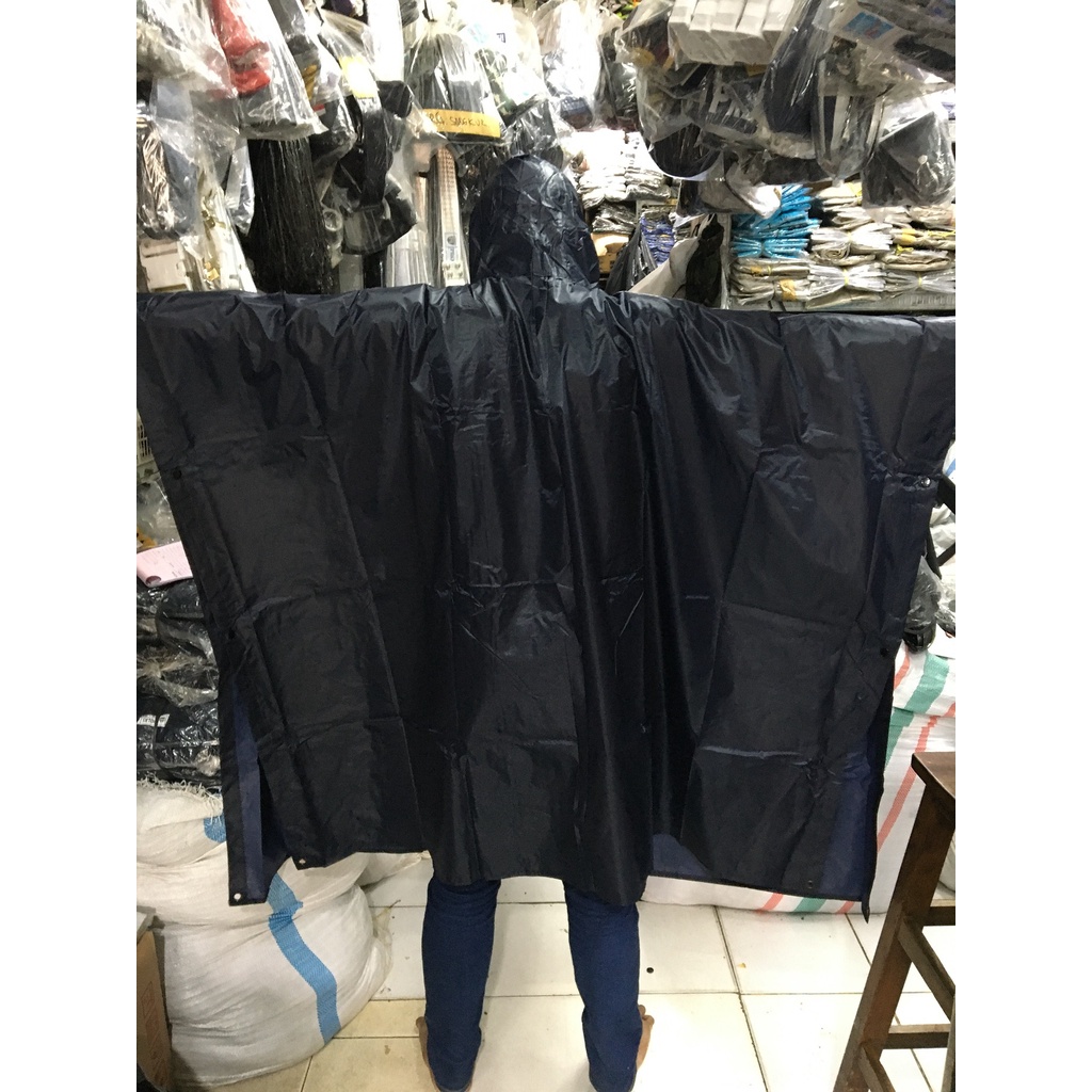 Jas Hujan Ponco Jas Hujan Raincoat Ponco Terusan Hijau