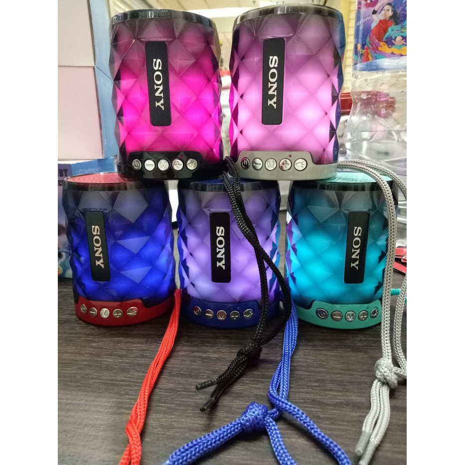 Speaker Bluetooth Portable Sony TG-155 Led Light