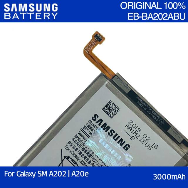 Baterai Batre Samsung Galaxy A20e A202 Battery Original SEIN 100%