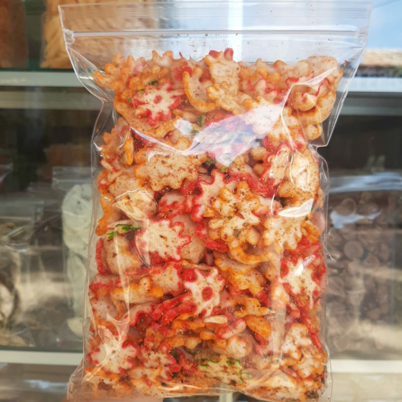 

Kerupuk seblak kering