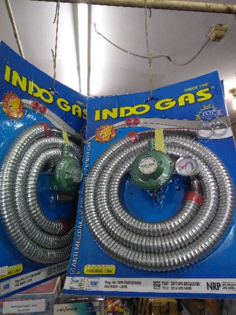 Regulator + Selang Set Komplit Indogas