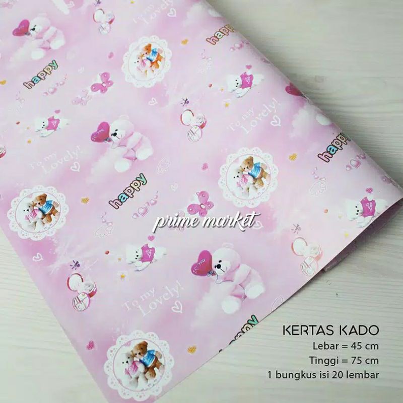 

Kertas Kado / Tambahan Bungkus Kado