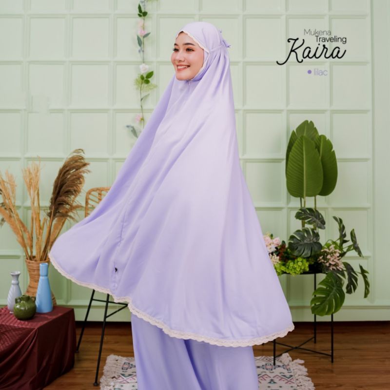 [COD]Mukena traveling mukena jumbo kaira 2 in 1 termurah