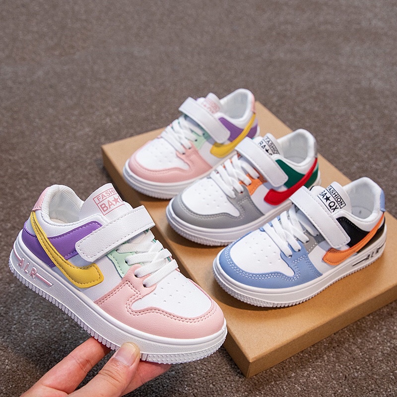 LOKAL SHOES - Sepatu Sneakers Anak Korea NICE Sepatu Sport Anak Laki laki perempuan by Axeline AS173