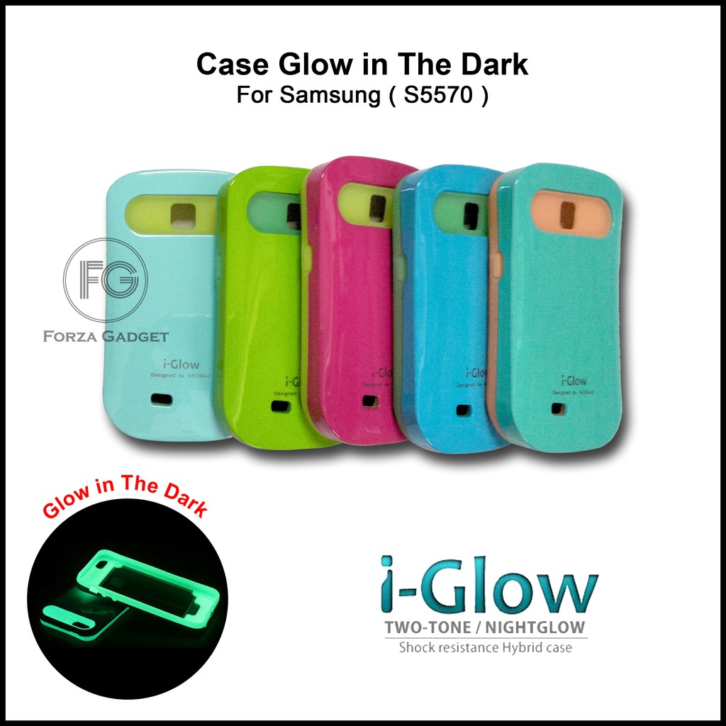 Case i-Glow for Samsung Galaxy Mini S5570 (Glow in The Dark)