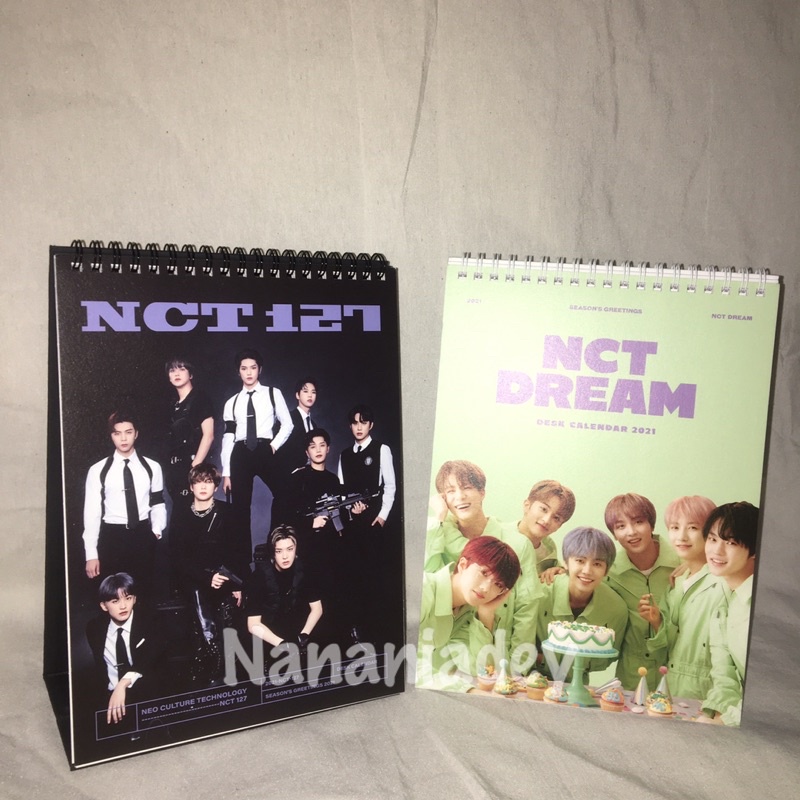 HARD COVER DIARY BOOK & DESK CALENDAR NCT 127 NCT DREAM WAYV SHARING SEASON GREETINGS SG21 2021