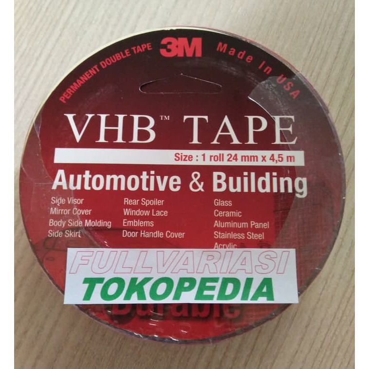 

Double Tape 3M Vhb 24Mm X 4,5M Best Quality