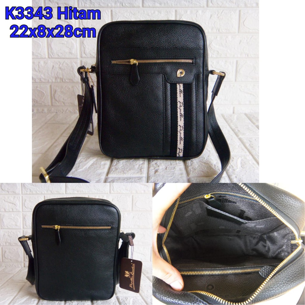 Tas Papillon Original K3343 Hitam Cowok Pria