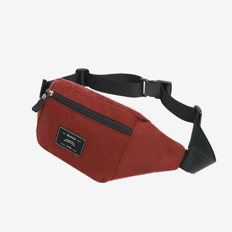 Tas Waistbag Esgotado Cinturo Segundo Maroon Original Murah