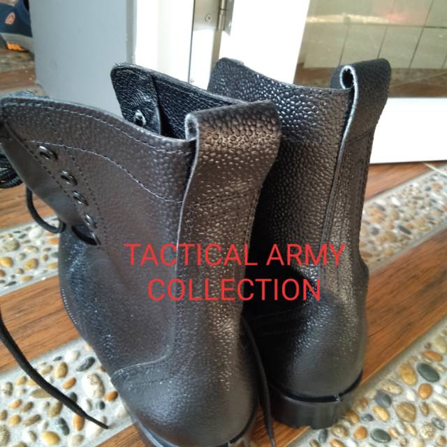 Sepatu pdl kulit jeruk model jatah