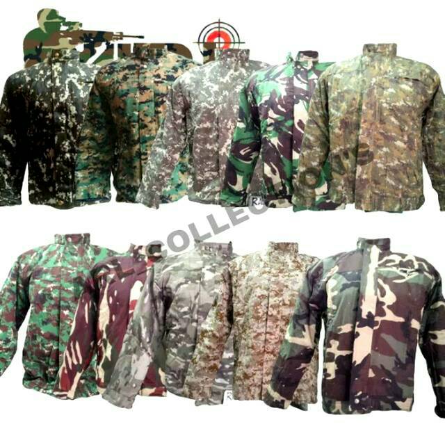 Jaket loreng army pres body/jaket dewasa pria / jaket tactical airsoft outdoor