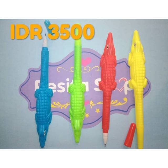 

Pulpen Unik Lucu Karakter Buaya (Rp 3.500)