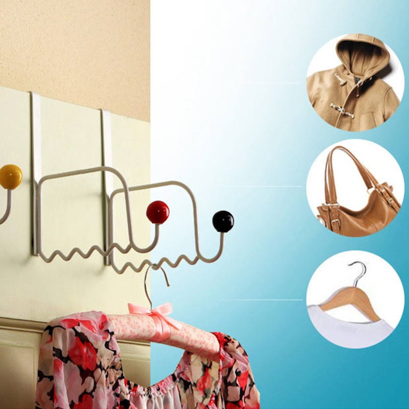 Gro 3pcs Kait Gantungan Baju / Handuk / Topi / Syal Mudah Dipasang Tahan Air Untuk Kamar Mandi