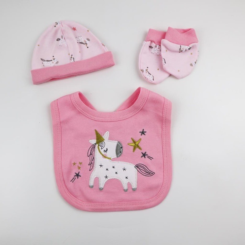 BABY BODYSET 8IN1 motif kuda pony kode 00030