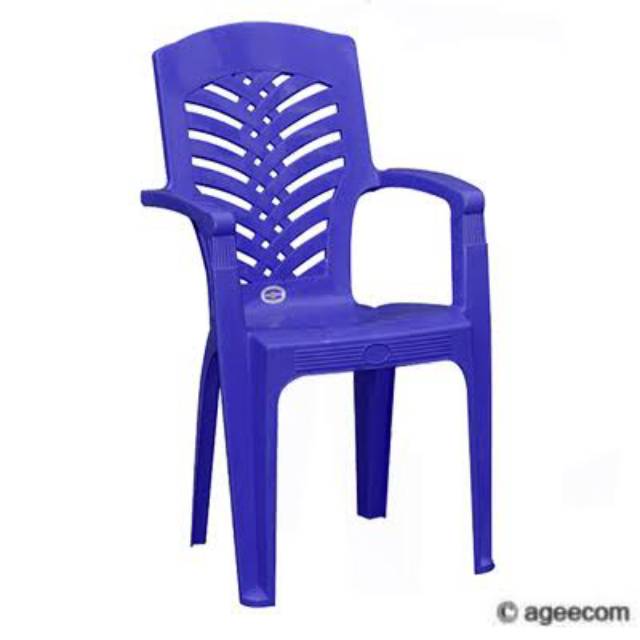 Kursi Santai Plastik /Kursi Sender Pakai Tangan Napolly