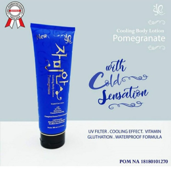 [ORI] JWB Bluepome Hand Body Lotion Pomegranate Extract Whitening Moizturizing Melembabkan dan Memutihkan Kulit