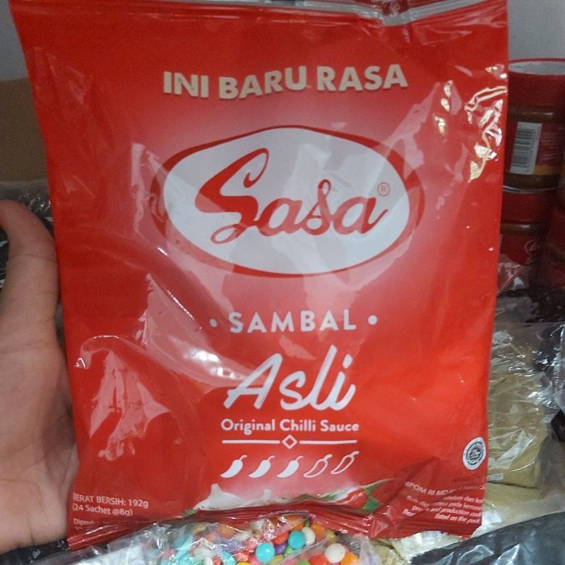 

sambal sashet sasa (24pcs @8gr)