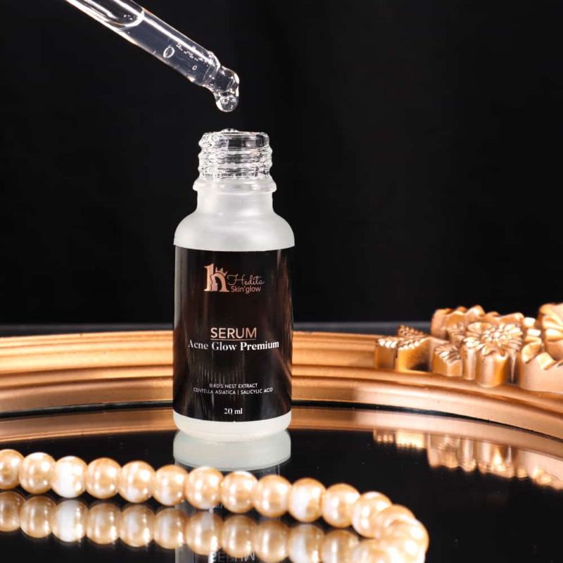 BPOM HEDITA SERUM ACNE GLOW PREMIUM 20 ML WITH BIRDS NEST EKSTRACT | CENTELLA ASIATICA | SALICYLIC ACID