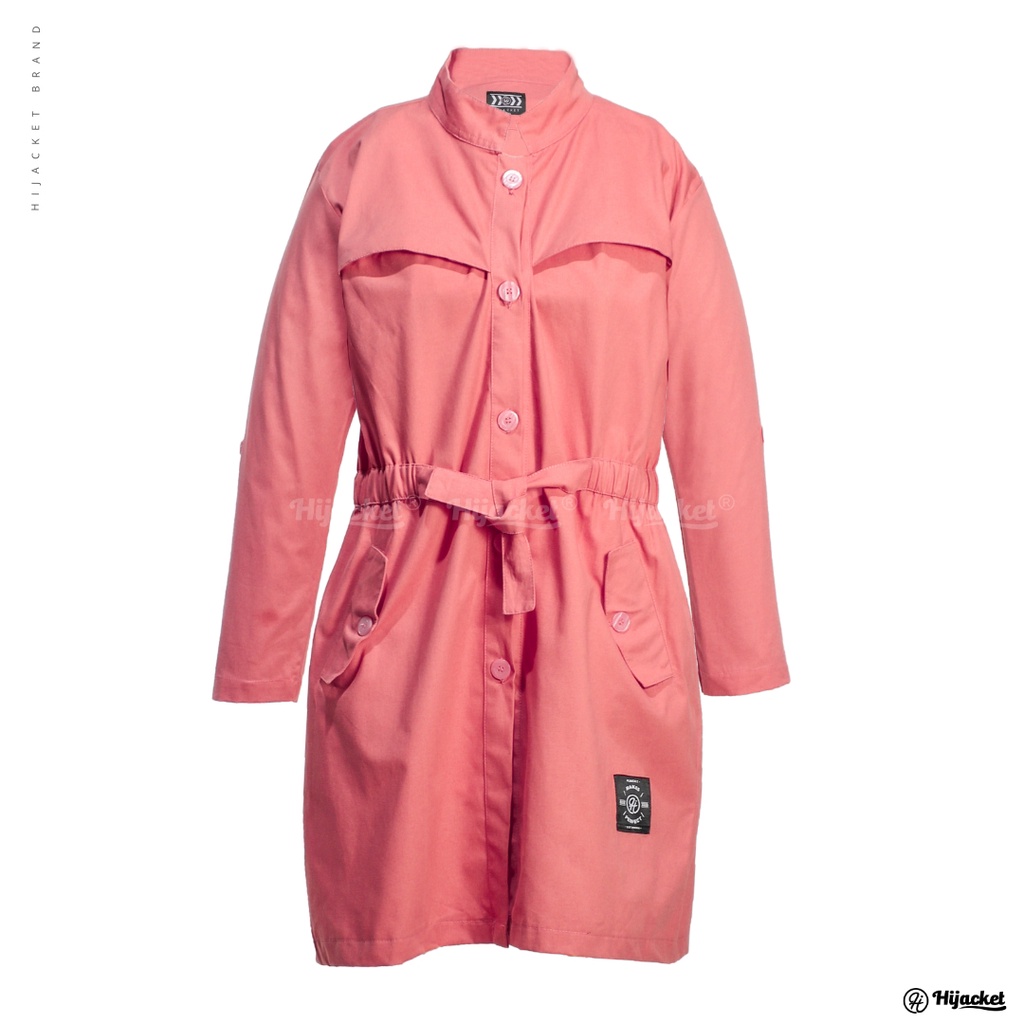 ⭐️NEW BEST SELLER⭐️ JAKET WANITA MUSLIMAH - HIJACKET VALERIA - HIJAKET HIJAB SYARI PANJANG ORIGINAL-Orchid (Pink)