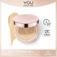 YOU Noutriwear+ Flawless Cushion Foundation [Nourishing | Poreless Full Coverage | SPF 40 &amp; PA++