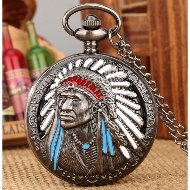 KALUNG JAM ANTIK KLASIK POCKET WATCH