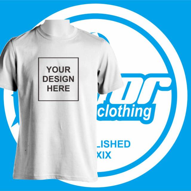 Kaos custom satuan desain sesukamu / sablon timbul