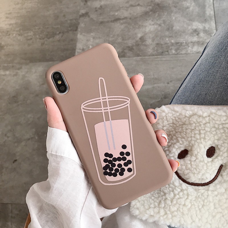 Milk Tea 2 Softcase Printing Oppo neo7 f1s a1k a7 a5s f9 vivo v9 y83 y71 y53 v5 redmi 4a 7a 6a 5a 4x