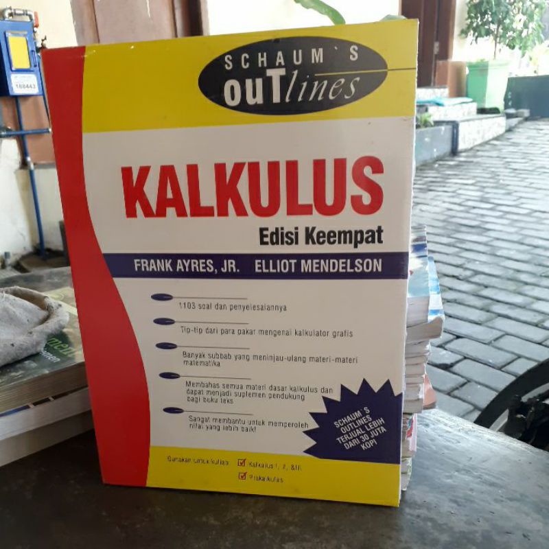 

BUKU ORIGINAL KALKULUS SCHAUM'S EDISI KEEMPAT